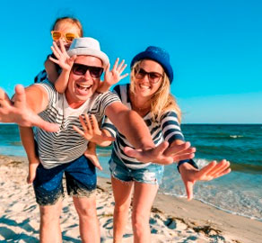 HOteles para familias, adultos de relax...