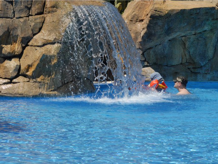 La Reserva is an African style water park, in Sa Coma, Mallorca ...