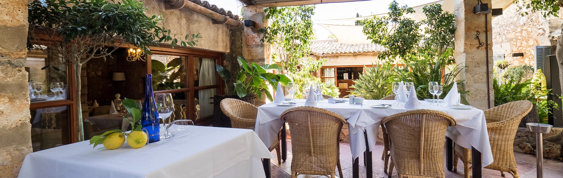 Gastronomía Residencia Restaurant Son Floriana Cala Bona, Mallorca