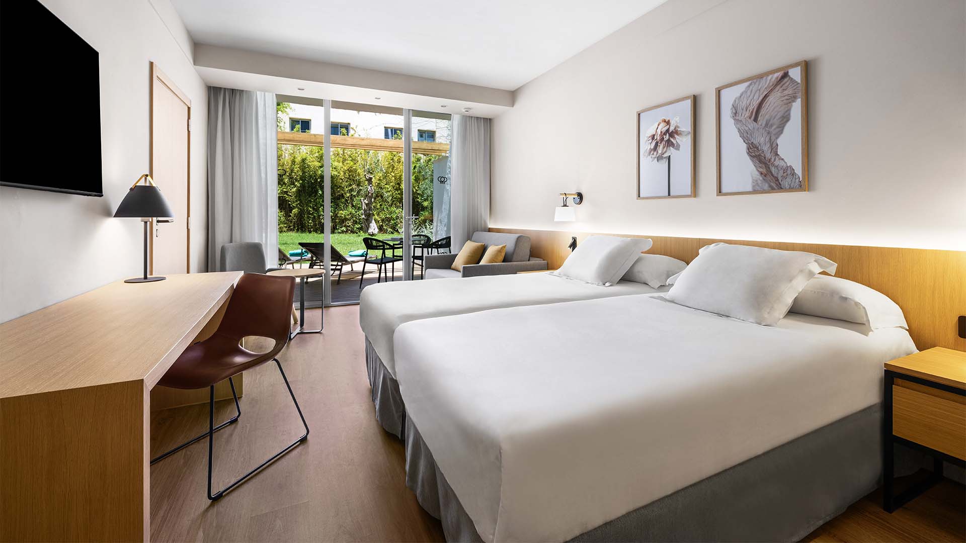 Select-Doppelzimmer mit Garten und Terrasse